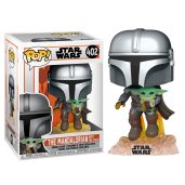 The Mandalorian Mando Flying with Jet Pack