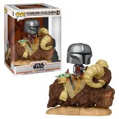Mandalorian y Baby Yoda (En Bantha)