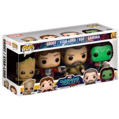 Pack Groot, Star-Lord, Ego y Gamora