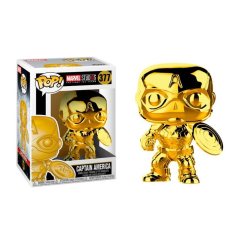 Capitán América Cromado Oro