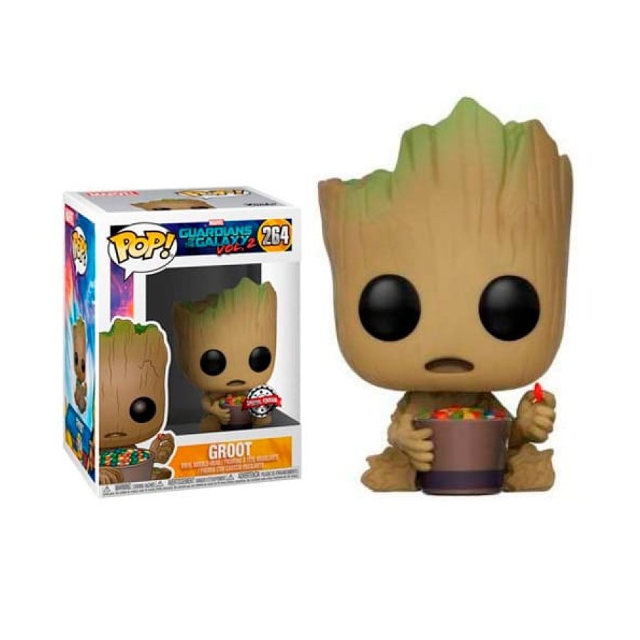 Baby Groot con caramelos