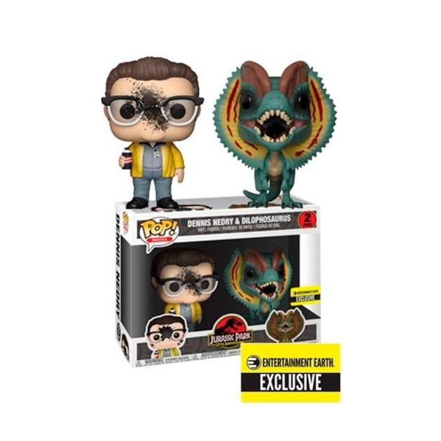 Pack Dennis Nedry y Dilophosaurus Exclusive