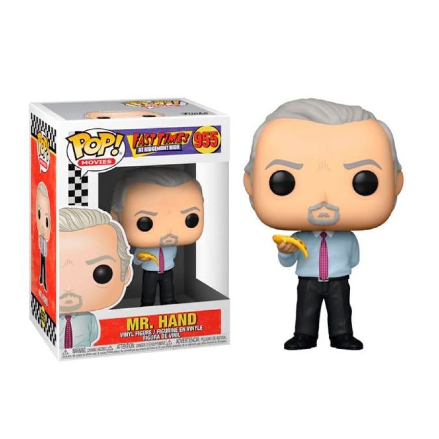 Mr. Hand con pizza