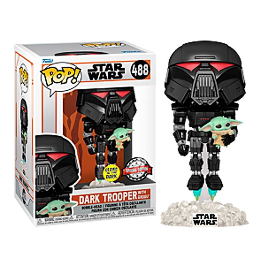 Dark Trooper con Grogu (GITD)