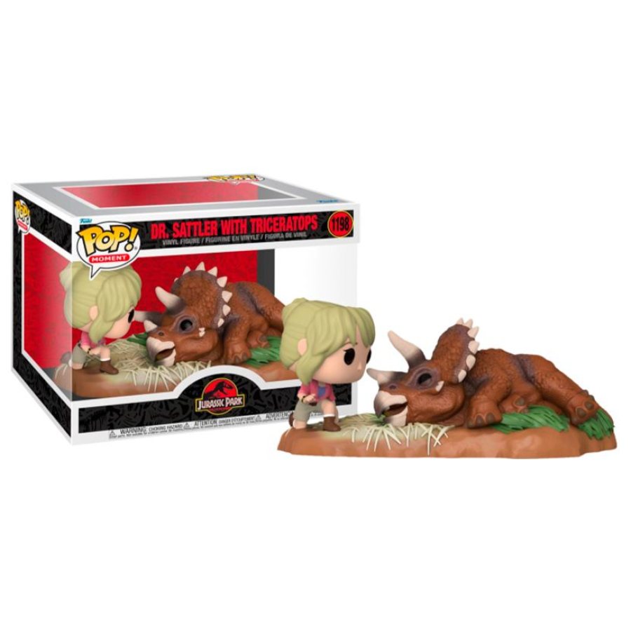 Dr. Sattler con Triceratops (Exclusiva)