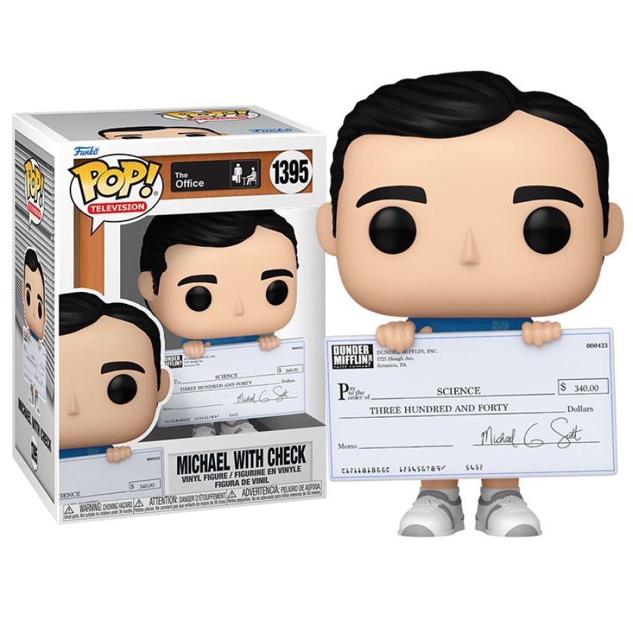 Michael con Cheque