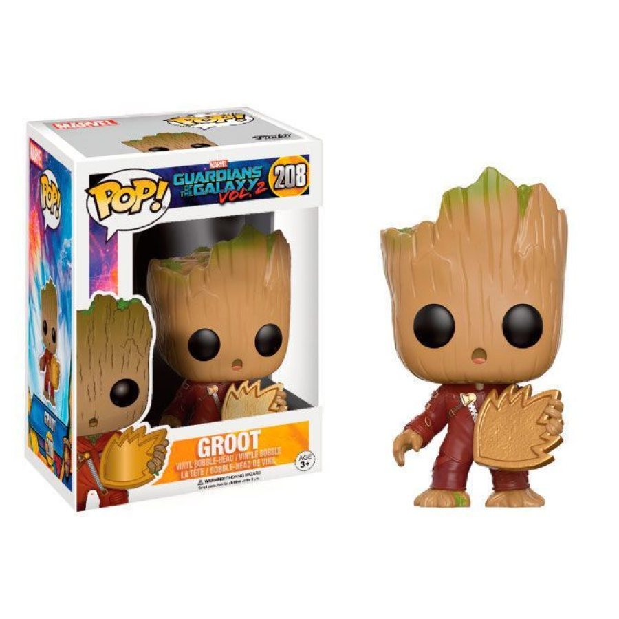 Groot bebe con escudo