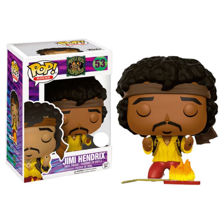 Jimi Hendrix Guitarra en Llamas