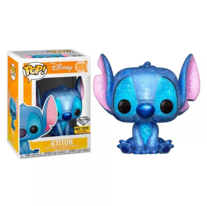 Stitch Sentado Brillante Diamante Exclusivo